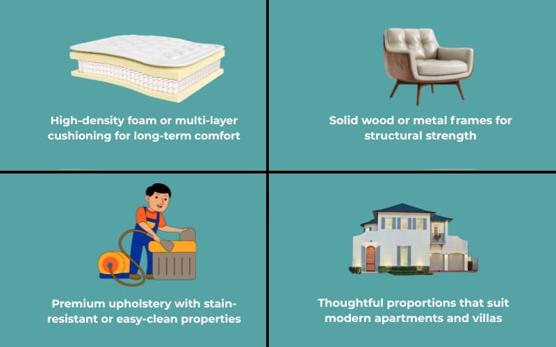Luxury Sofas in Gurgaon – Explore Styles, Materials, and Comfort for Modern Homes