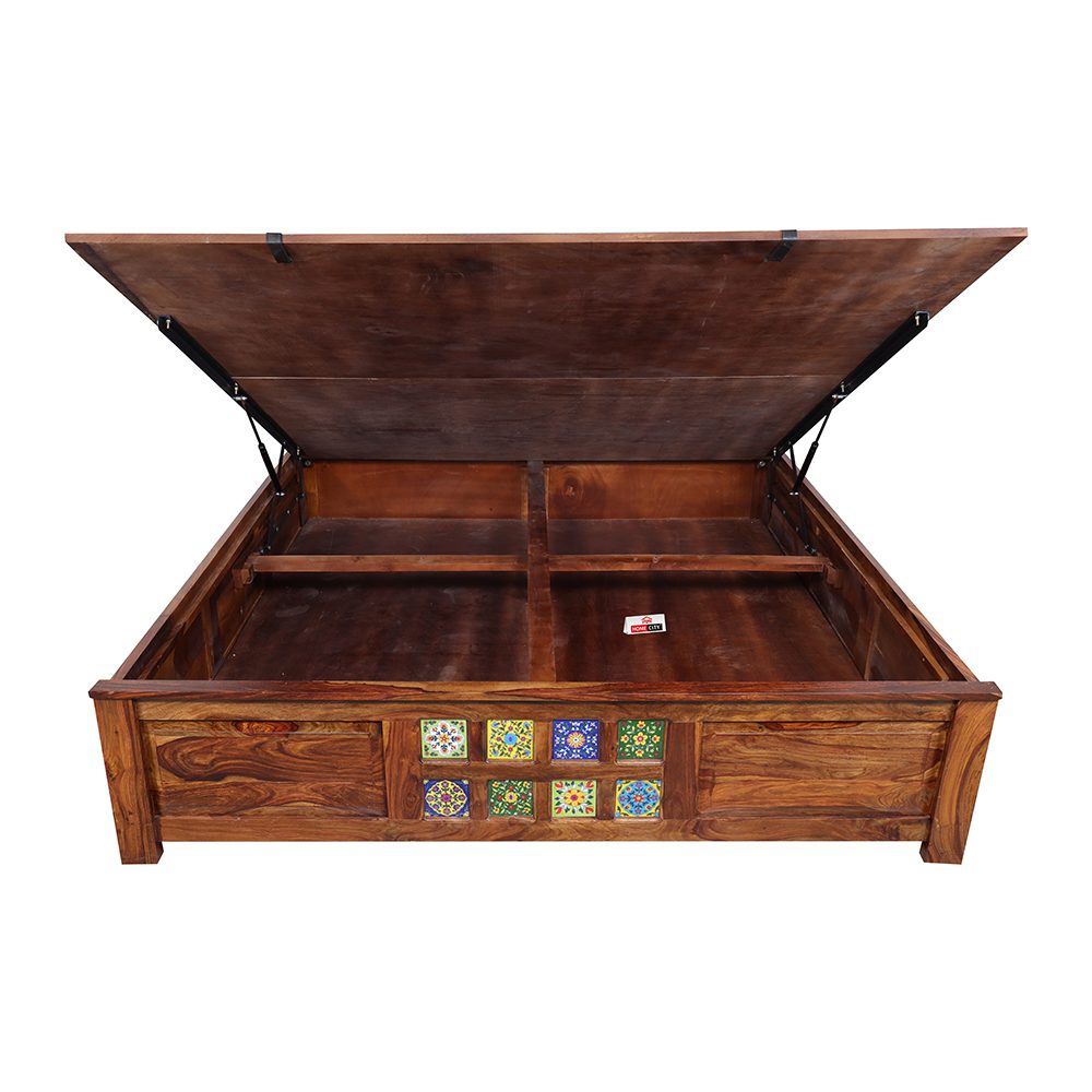 Mellow King Size Bed With Hydraulic Storage