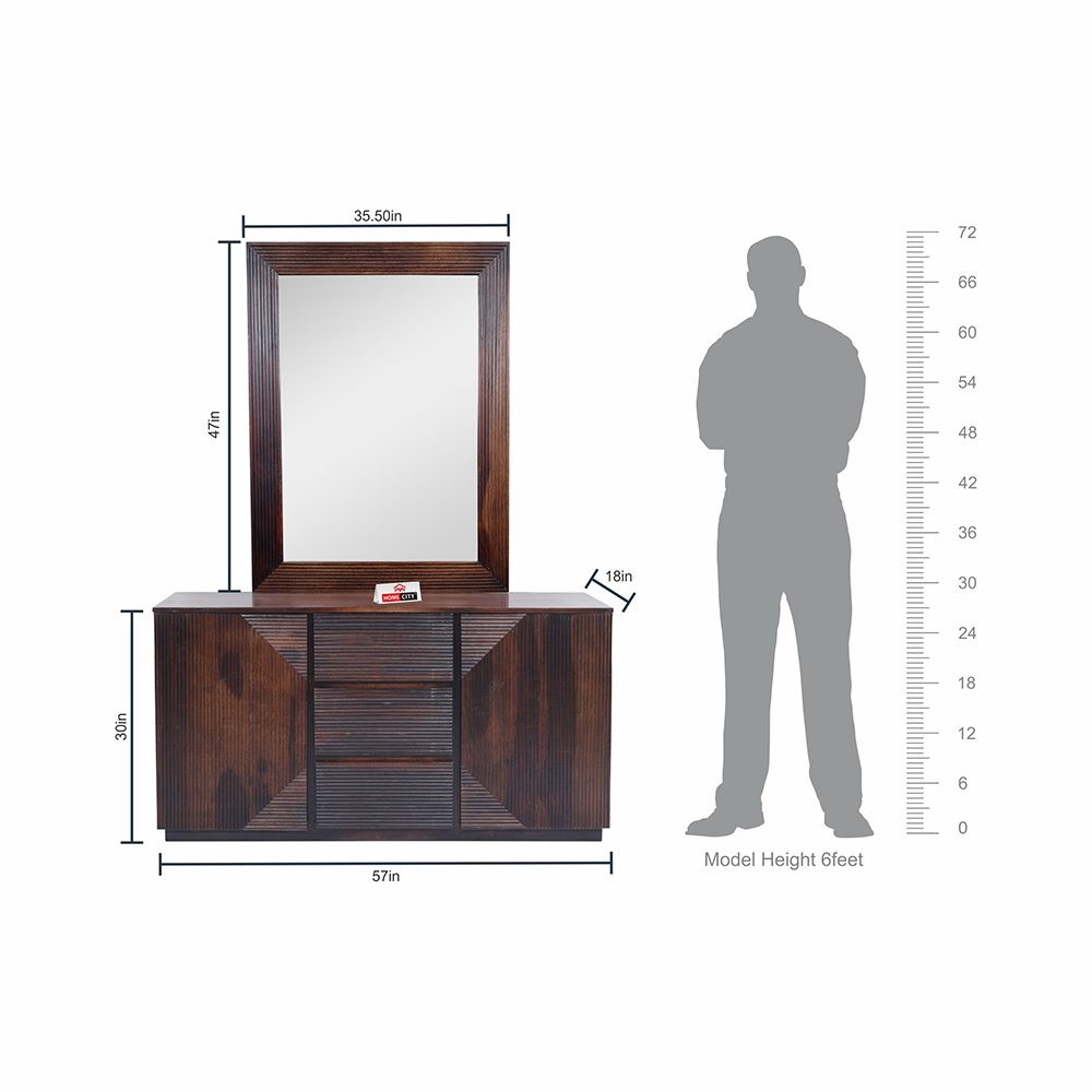 Cleo Side Board With Mirror Frame