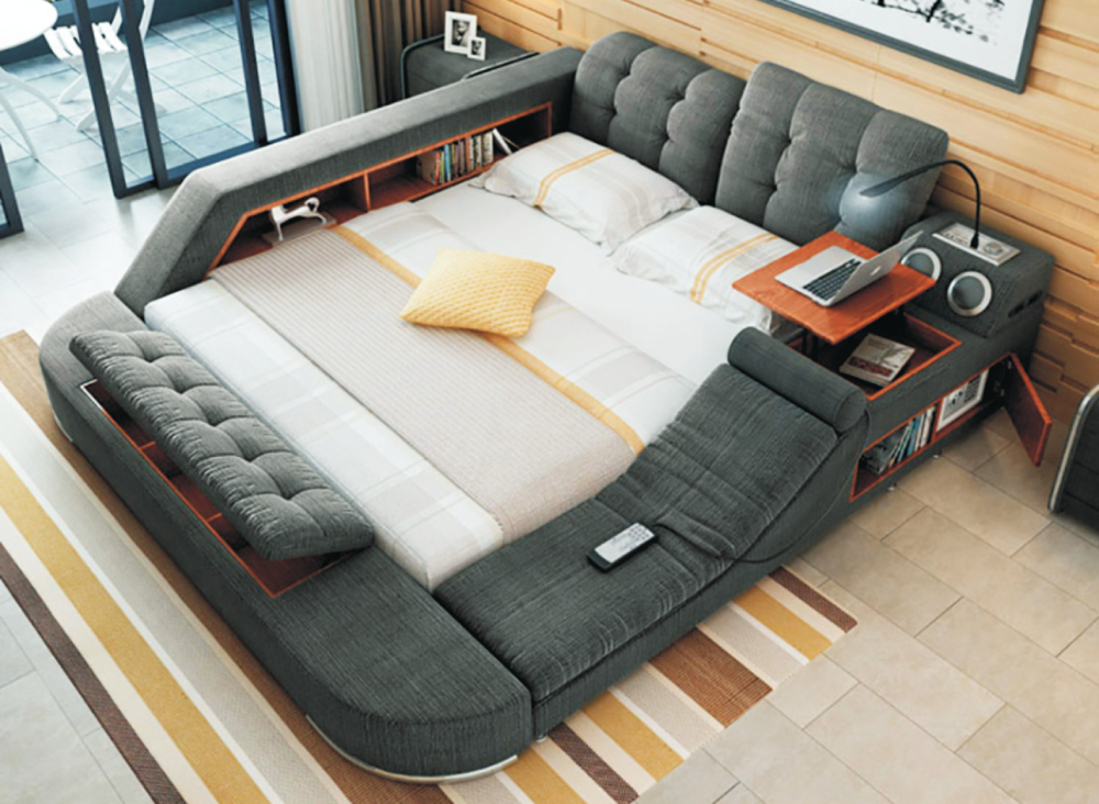 Smart King Size Bed Without Storage