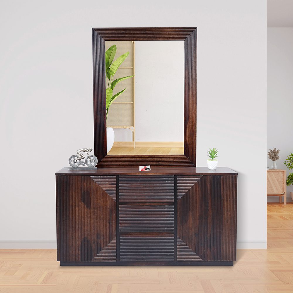 Cleo Side Board With Mirror Frame