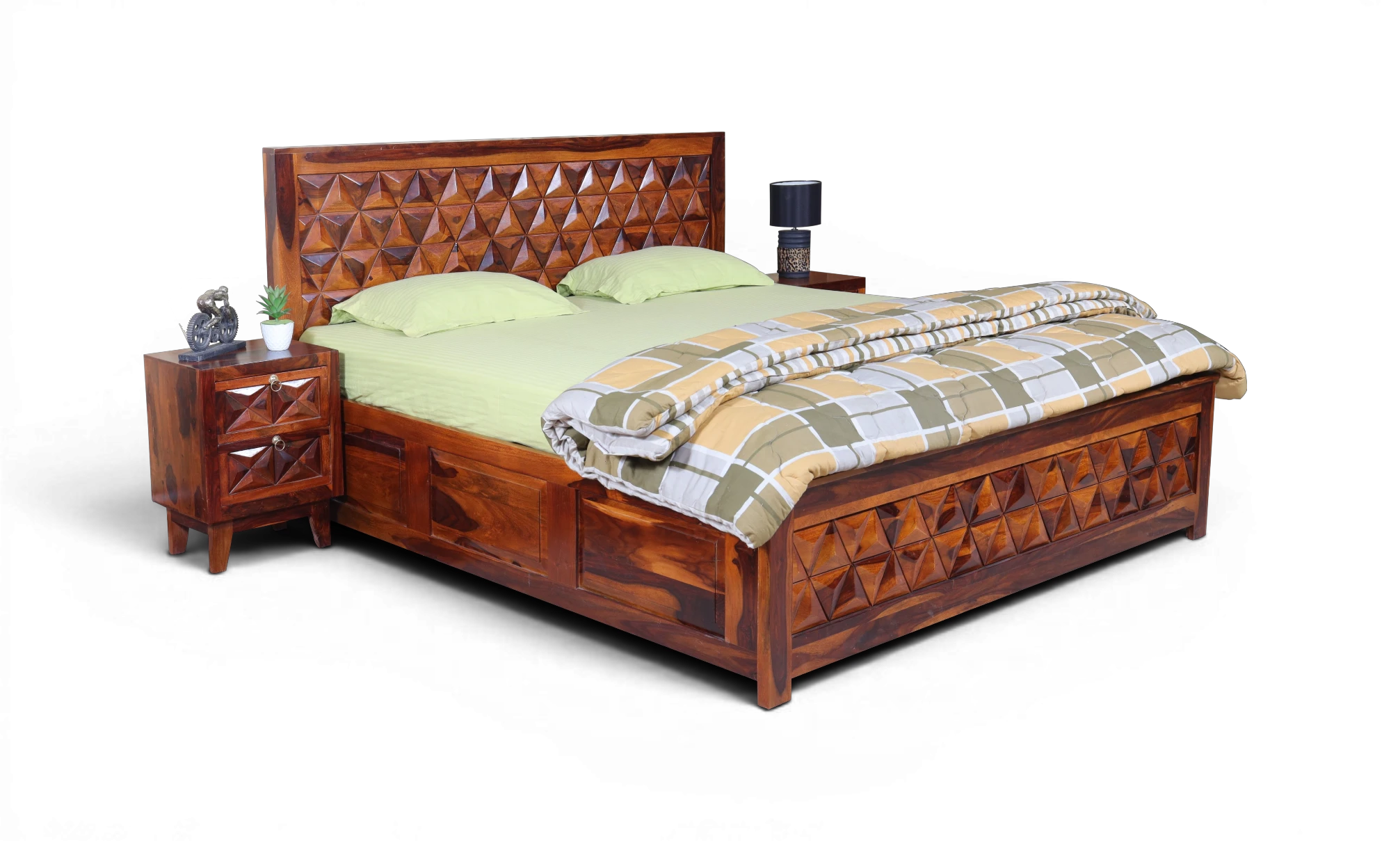 Vanice King Size Bed With Hydraulic Storage