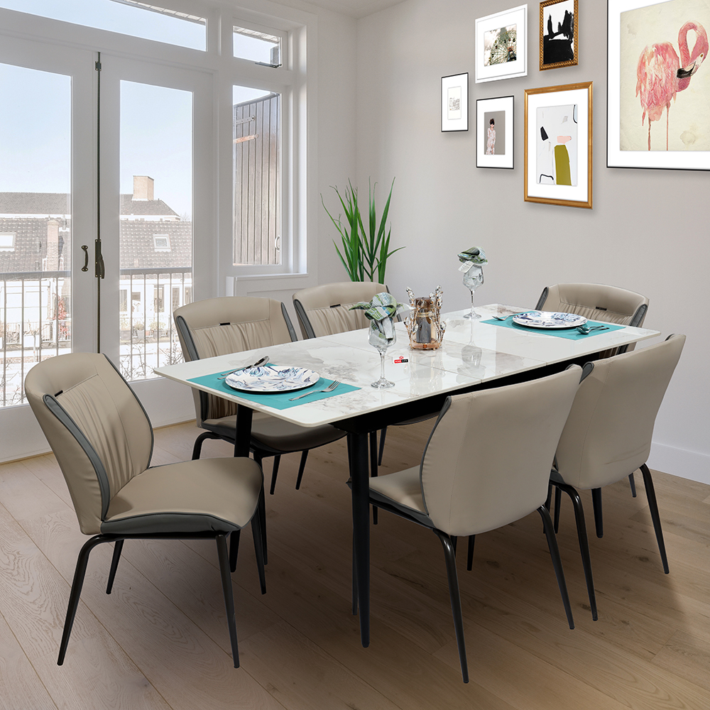 Aston Dining Chair dining table set 6 seater