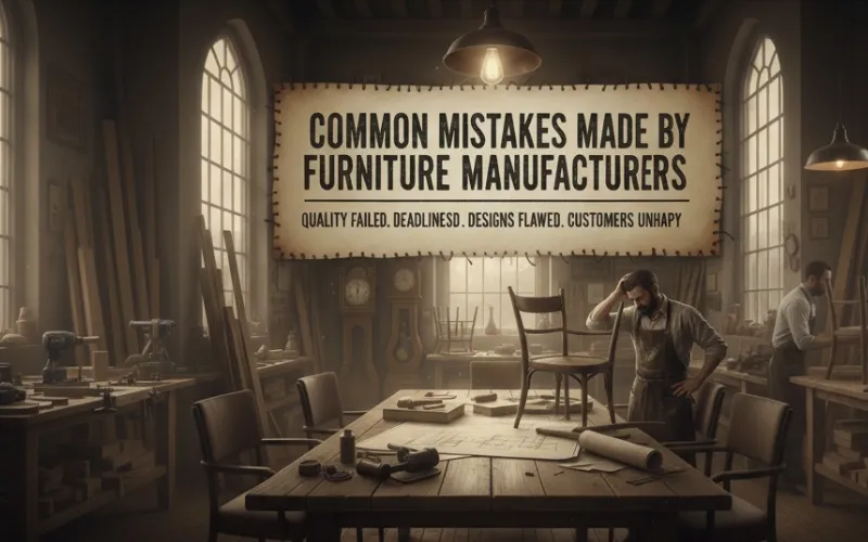 Mistakes Made by Furniture Manufacturers